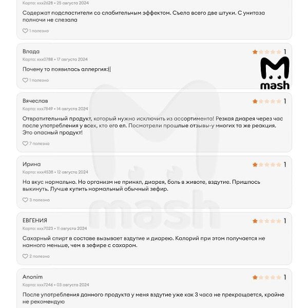 По сообщениям СМИ, сотни людей пострадали от отравления зефиром, купленным во ВкусВилле. У ... - 3
