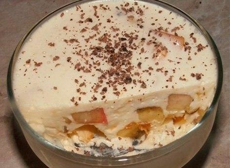 Сметанное желе с бананами. Очень вкусный десерт. Подойдет к праздничному столу и просто что бы ...