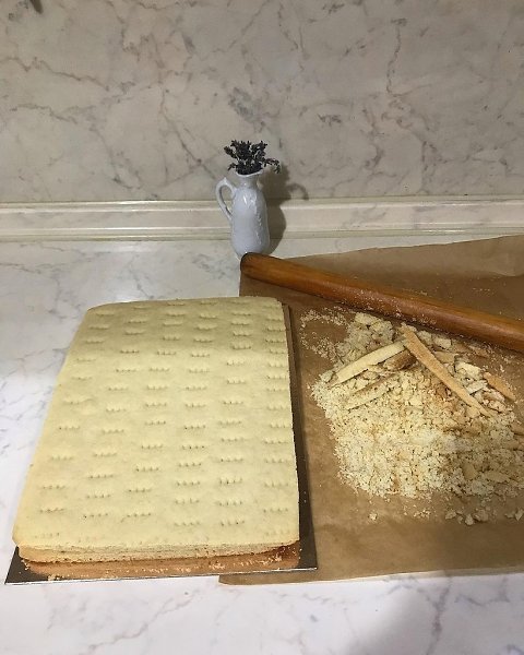 ПИРОЖНОЕ ИЗ ДЕТСТВА «ШКОЛЬНОЕ» ПЕСОЧНАЯ ПОЛОСКА С ПОВИДЛОМ , СОВЕТСКОЕ ЗА 22 копейки .. Как его ... - 4