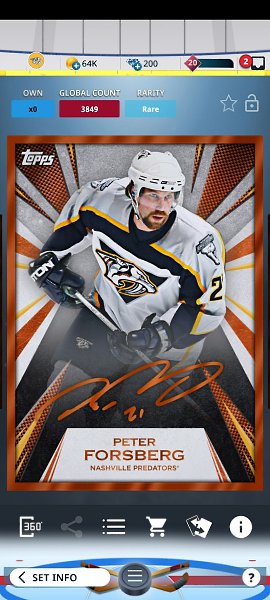 Preds. Nhl. . Forsberg.