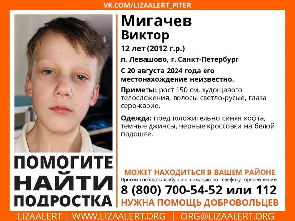 ВНИМАНИЕ! ПОМОГИТЕ НАЙТИ ПОДРОСТКА! Максимальный репост! Инфорг: Ольга (Пальмира) 89992060242