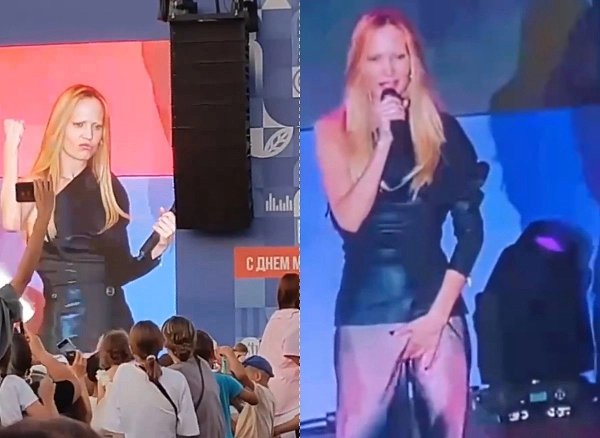 Певица Глюкоза вызвала вопросы у зрителей во время концерта в Красноярске. Девушка шаталась по ...