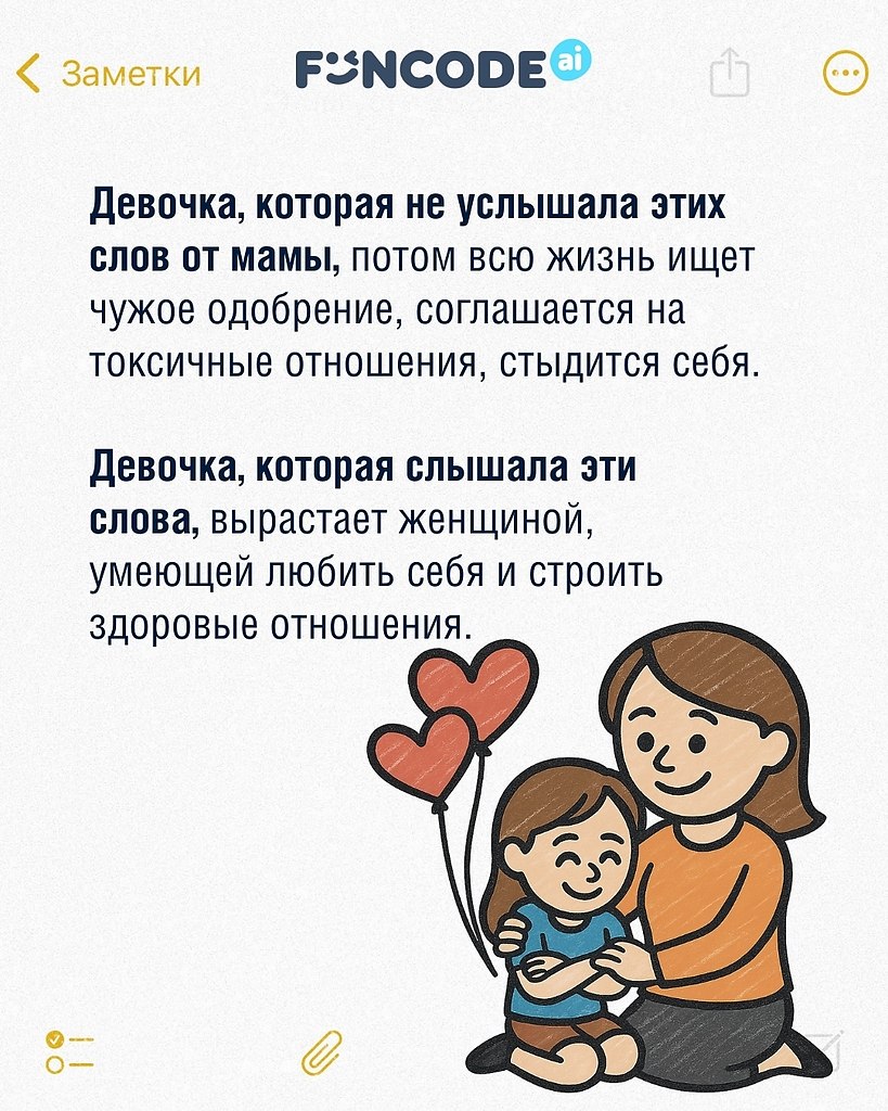 Дeвочка, которая слышала поддержку, вырастает в женщину, уважающую себя и умеющую строить здоровые ... - 9
