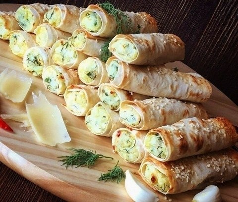 ТРУБОЧКИ ИЗ ЛАВАША С КАРТОФЕНЬНОЙ НАЧИНКОЙ! .Супер рецепт!Подходит и в обычный день, и к посиделкам ...