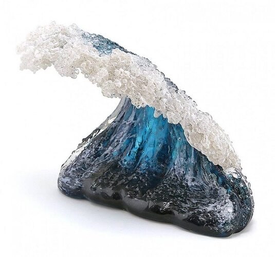       "Wave sculpture"/ " "  ...