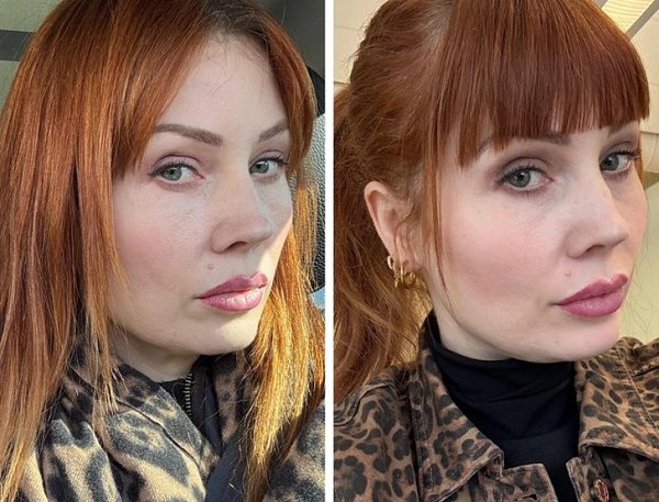 «Сделала челку, но мама и сестра сказали, что раньше им больше нравилось...».КАК ПРИЧЁСКА МЕНЯЕТ ... - 6