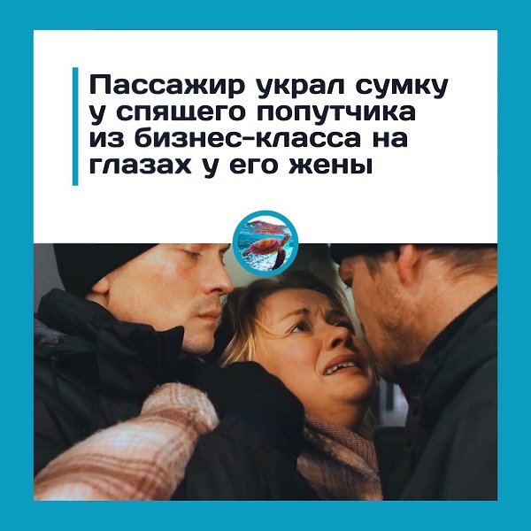 Кража на борту бизнес-класса: пассажир украл сумку у спящего соседа по рейсу.Во время рейса из Дубая ...