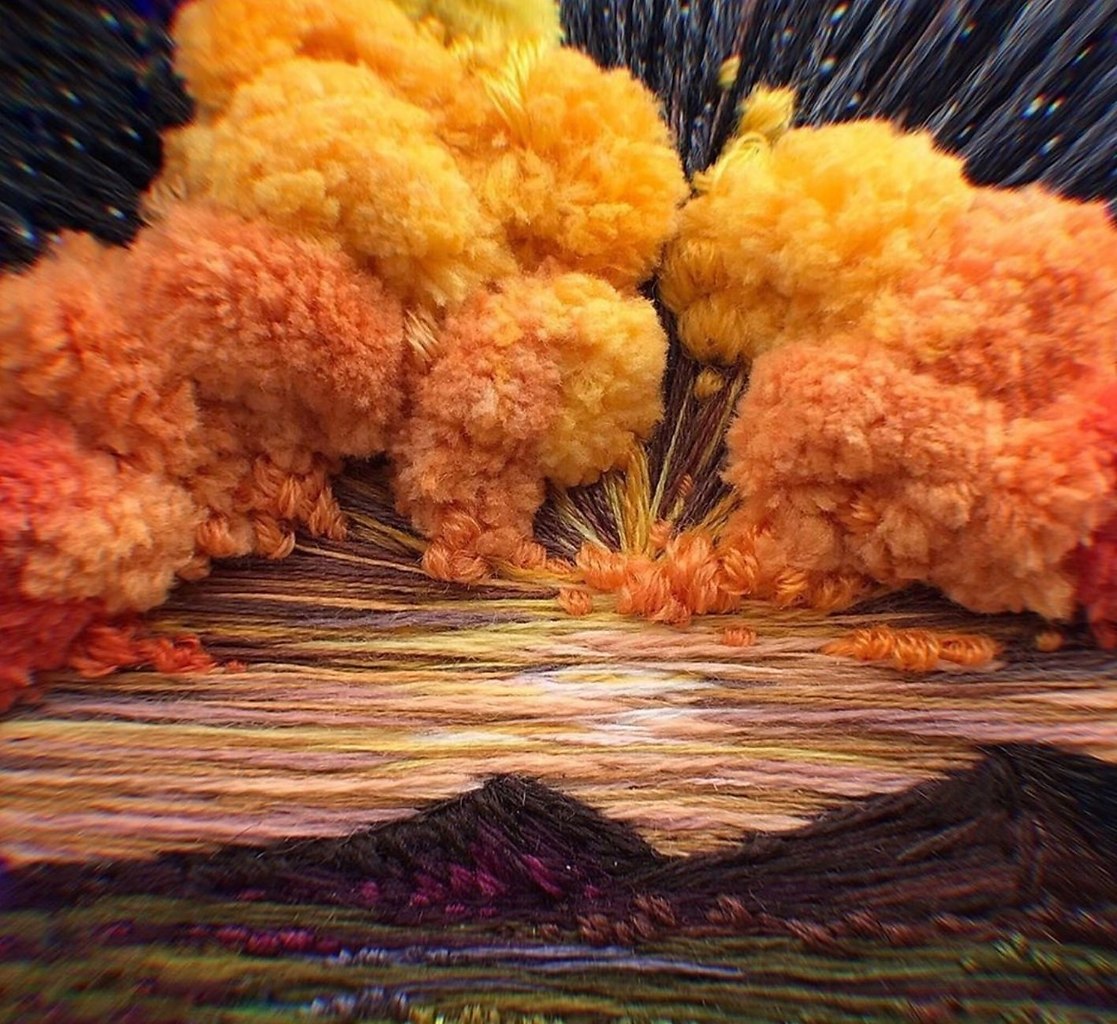 Работы художницы под псевдонимом Шимания — это уникальное сочетание тончайшего рукоделия и ... - 2