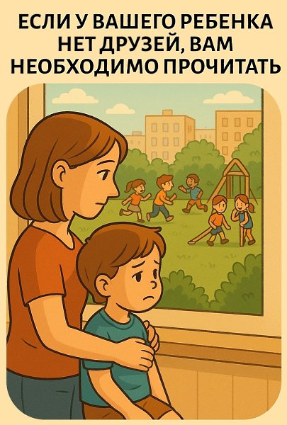 Если у ребёнка нет друзей, вам необходимо это прочитать.Его спрашиваешь: как дела в школе? с кем ...