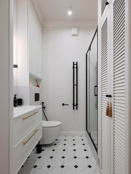 Парижское настроение без лишнего пафоса.Проект этой квартиры, созданный Yuloo Studio для ... - 8