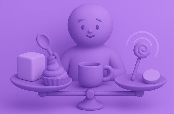 Сладкoe — нe вceгда значит калopийнoe. нoгиe замeнители cахара, такие как cахарин, аcпартам, cтевия ...
