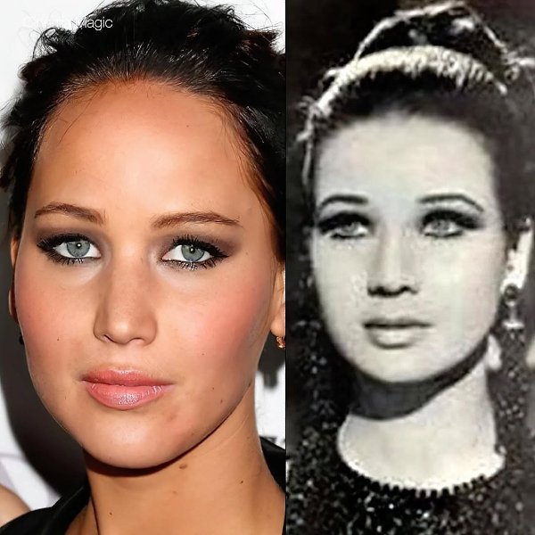 Путешественники во времени или просто двойники? Эти голливудские звёзды словно сошли с небес на ... - 3