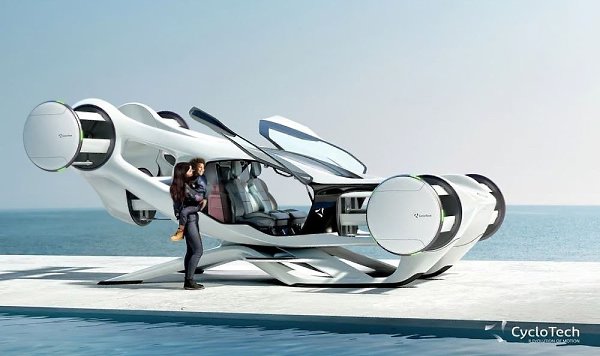ЦИКЛОРОТОРНЫЙ ЭЛЕКТРОЛЕТ CYCLOTECH BLACKBIRD. Австрийский Cyclotech Blackbird с необычными ... - 2