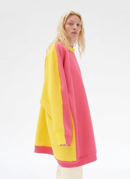 Розовый, салатовый, лимонный — худи oversize стали униформой модников. Дополняйте шортами с высокой ... - 6