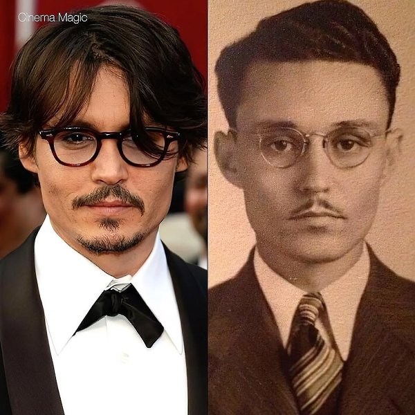 Путешественники во времени или просто двойники? Эти голливудские звёзды словно сошли с небес на ... - 4