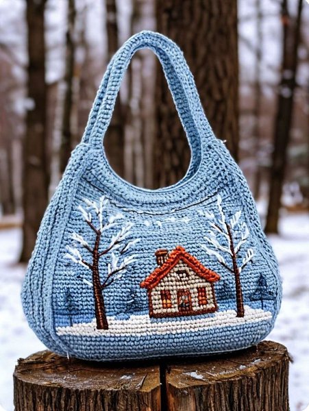 Эти сумки — настоящие произведения искусства, выполненные вручную из прочной пряжи с эффектными ... - 3